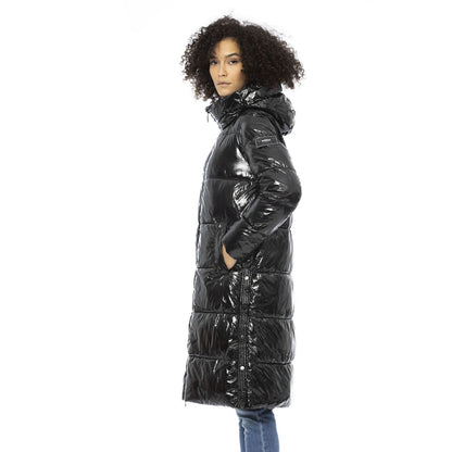 Black Baldinini Trend nylon parka for women