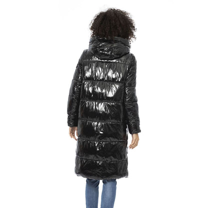 Black Baldinini Trend nylon parka for women