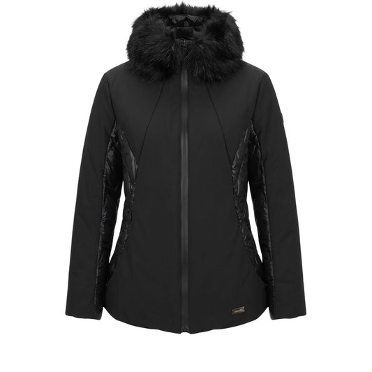 Baldinini Trend Black Padded Nylon Jacket