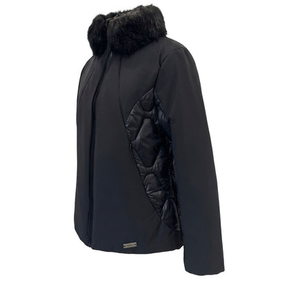 Baldinini Trend Black Padded Nylon Jacket
