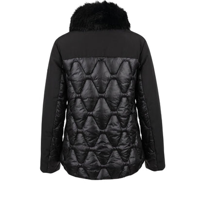 Baldinini Trend Black Padded Nylon Jacket