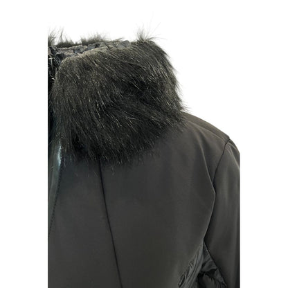 Baldinini Trend Black Padded Nylon Jacket