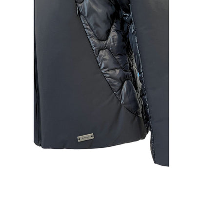 Baldinini Trend Black Padded Nylon Jacket