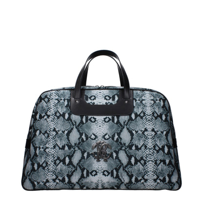 Roberto Cavalli Gray Fabric Luggage And Travel