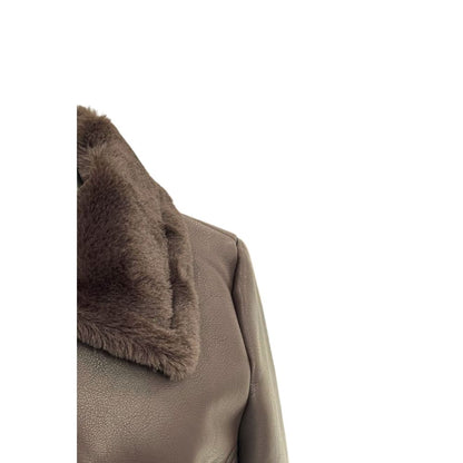 Baldinini Trend Brown Polyester Women Jacket
