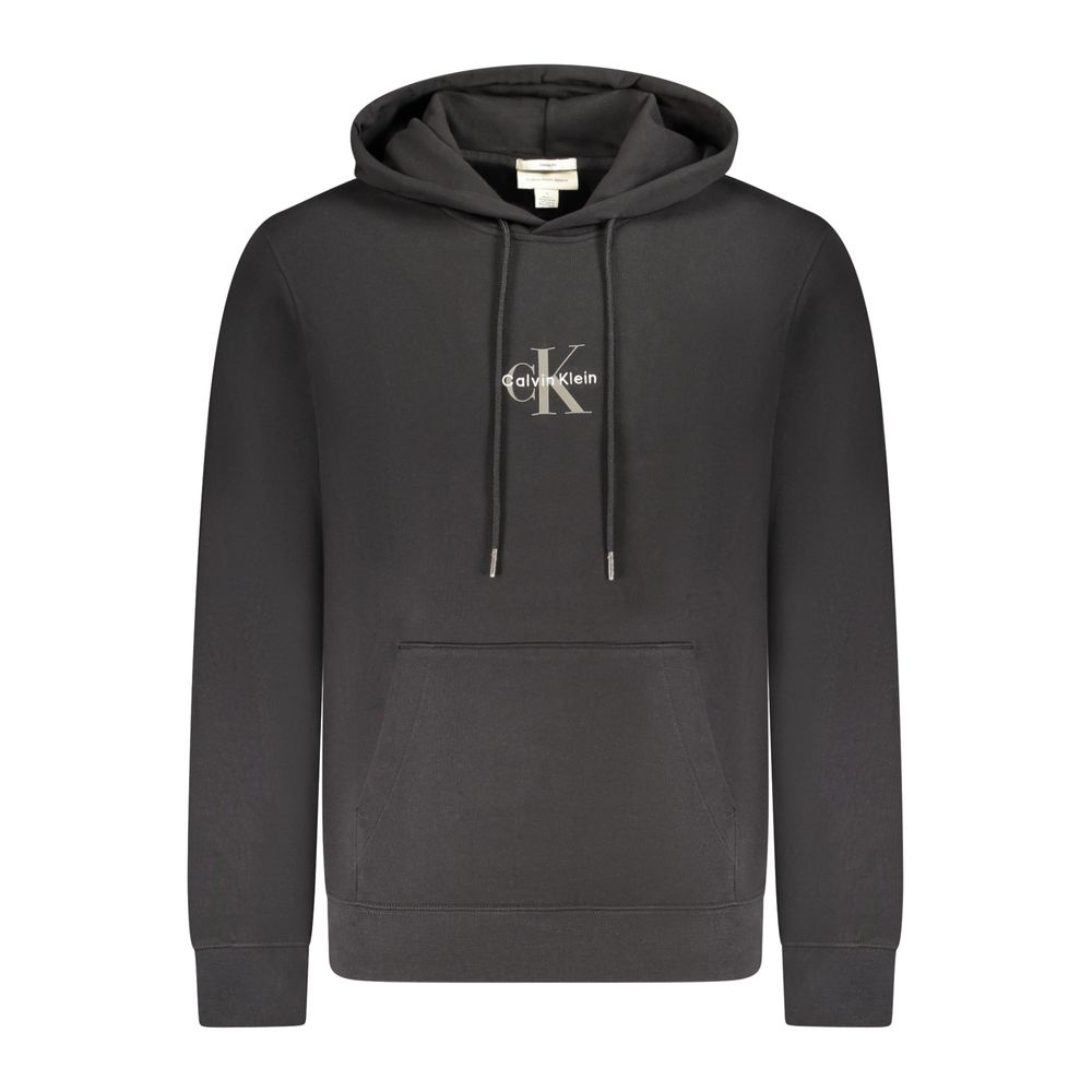 Black Calvin Klein cotton hoodie for men