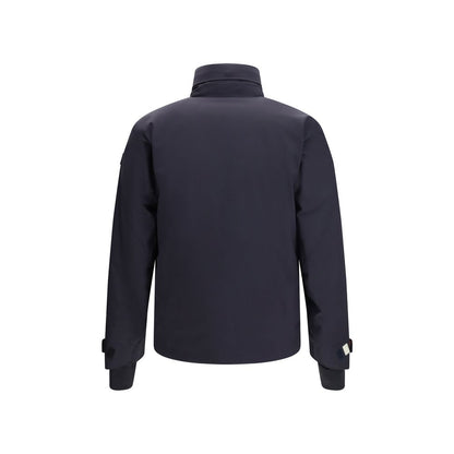 Moncler Grenoble blue polyamide ski jacket