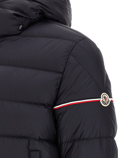 Moncler Blue Polyamide Full-Length Jacket