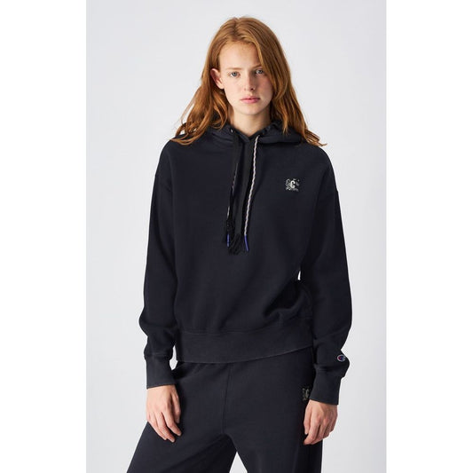 Black Champion cotton sweatshirt