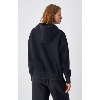 Champion Black Cotton Sweatshirt