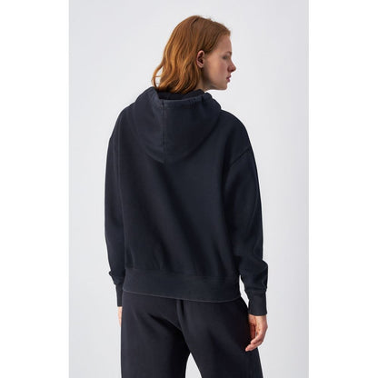 Champion Black Cotton Sweatshirt