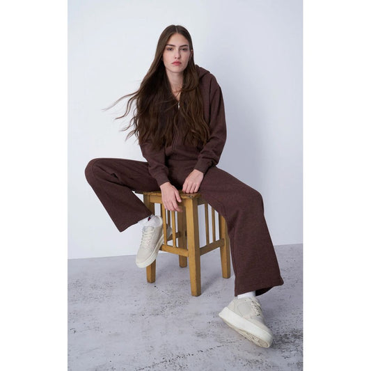 Brown Champion joggers in cotton and polyester