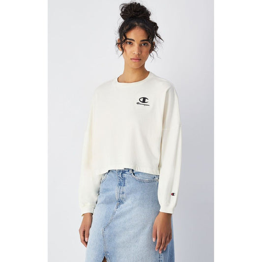 Champion natural long sleeve cotton T-shirt