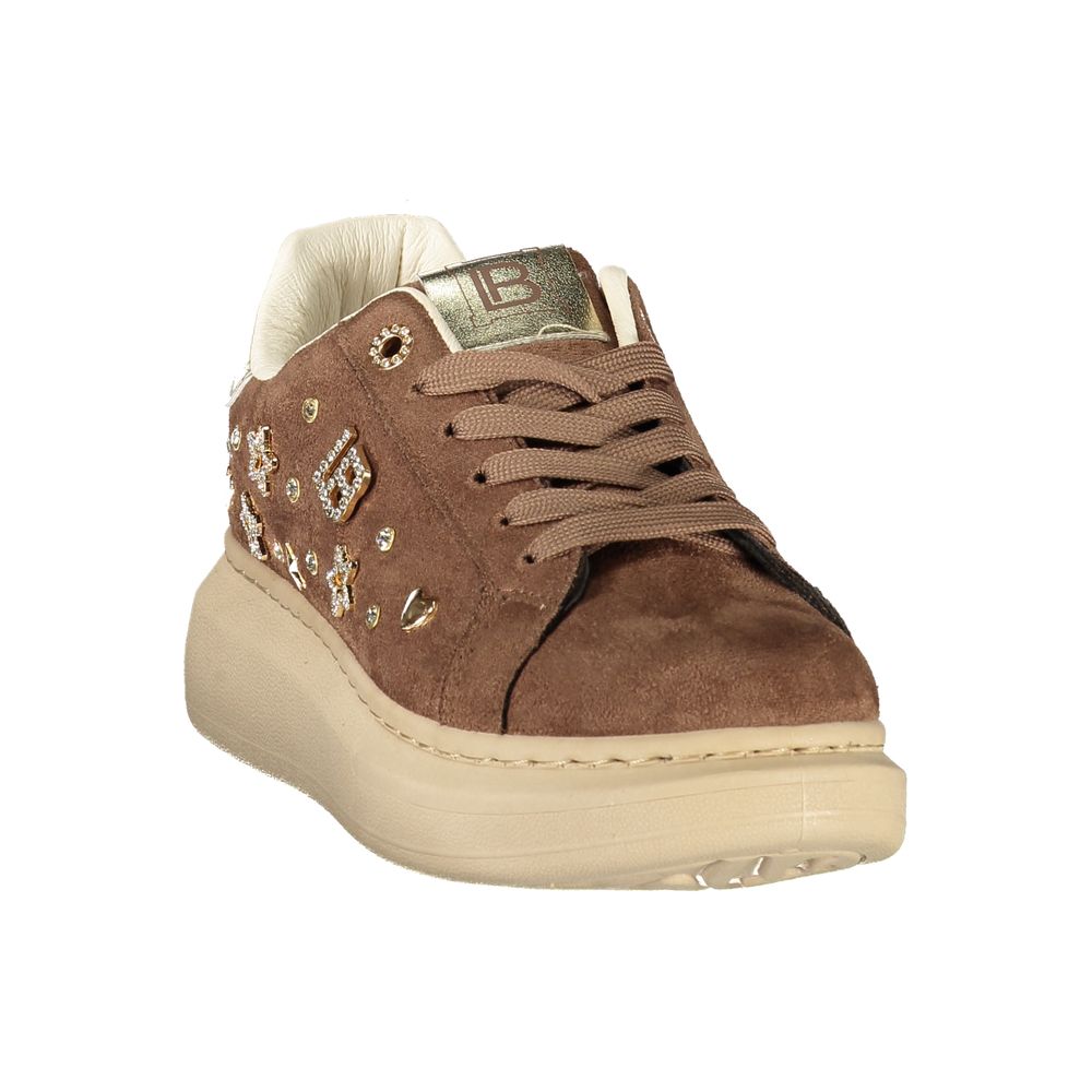 Laura Biagiotti Brown Polyurethane Women's Sneaker