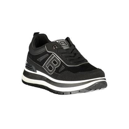 Laura Biagiotti Black Polyurethane Women's Sneaker