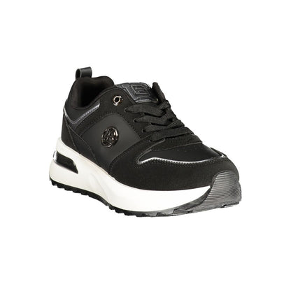 Laura Biagiotti Black Polyurethane Women's Sneaker