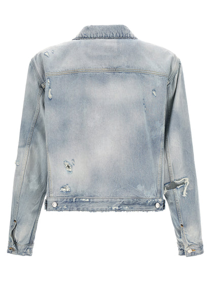 Dsquared² Blue Cotton Denim Jacket