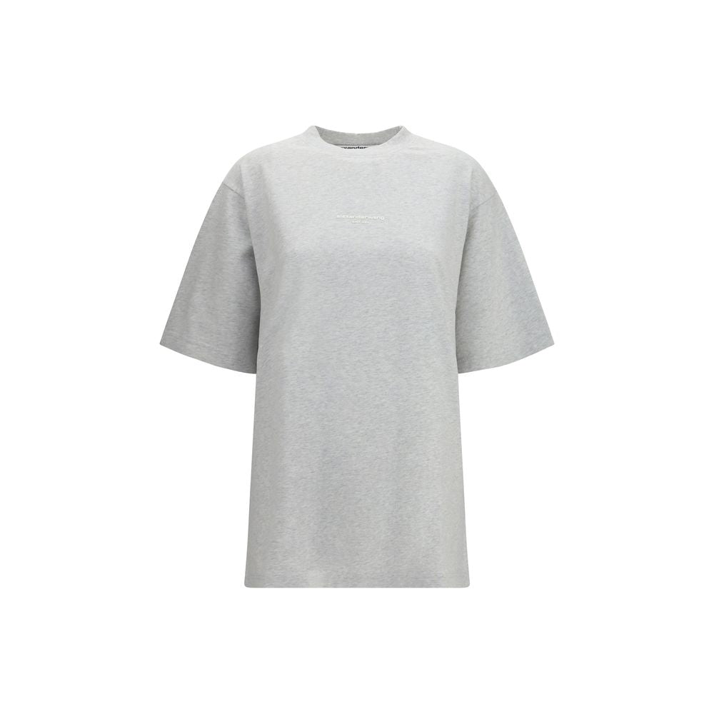 Alexander Wang Gray Cotton T-Shirt