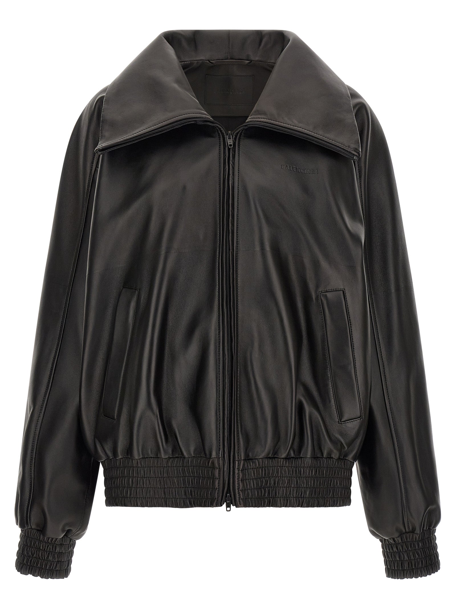 Balenciaga Black Lamb Leather Leather Jacket