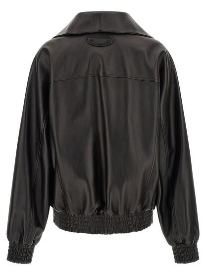 Balenciaga Black Lamb Leather Leather Jacket