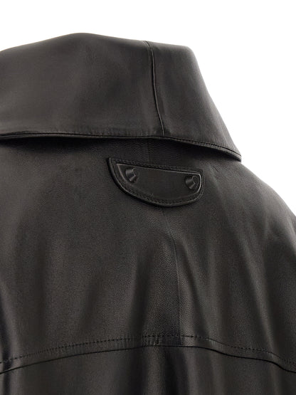 Balenciaga Black Lamb Leather Leather Jacket