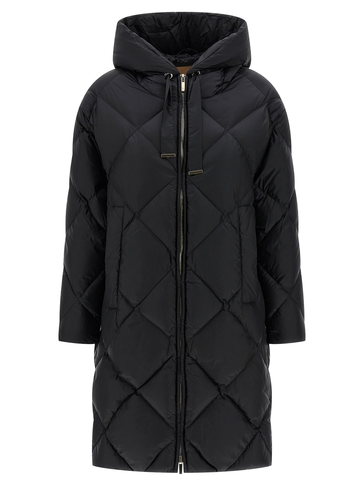 Max Mara The Cube Trefe black quilted jacket