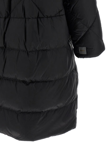 Max Mara The Cube Trefe black quilted jacket