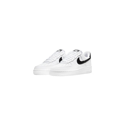 Nike Black And White Leather Low Top Sneakers
