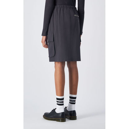 Champion Black Polyamide Midi Skirt