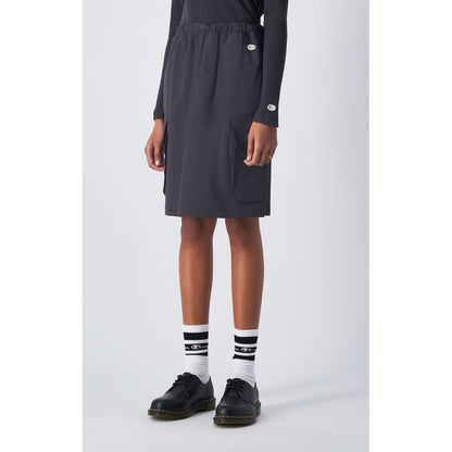Champion Black Polyamide Midi Skirt