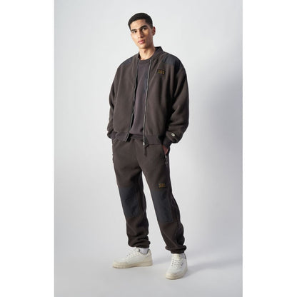 Champion Black Polyester Bomber