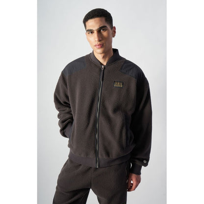 Champion Black Polyester Bomber