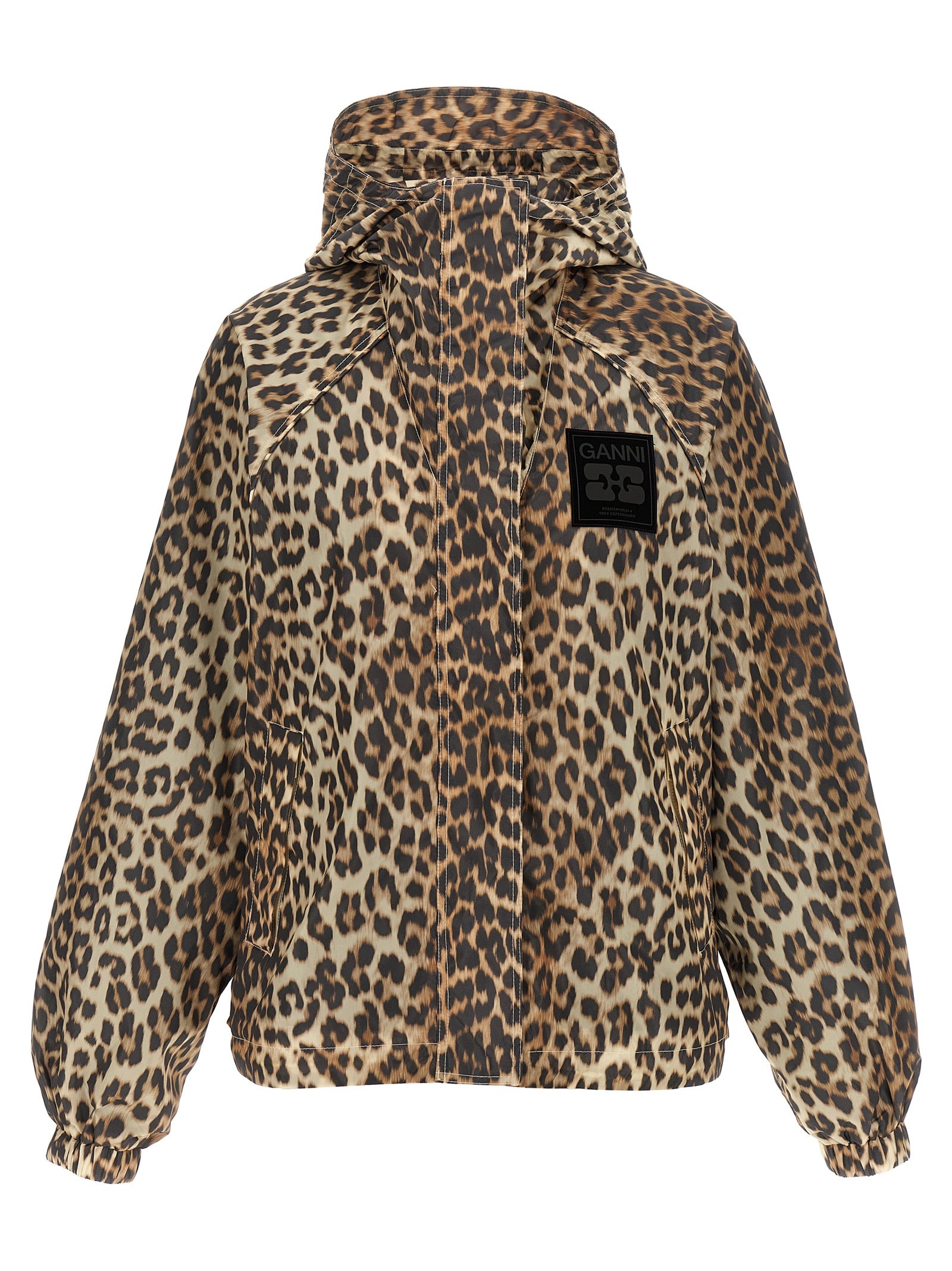 Ganni Multicolor Nylon Shell Jacket