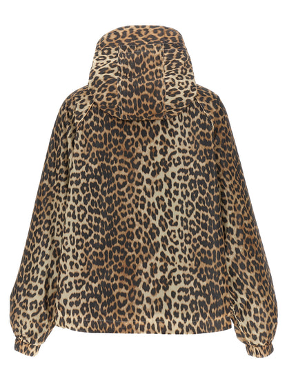 Ganni Multicolor Nylon Shell Jacket