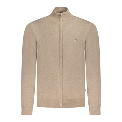 Norway 1963 Brown Polyester Men's Cardigan