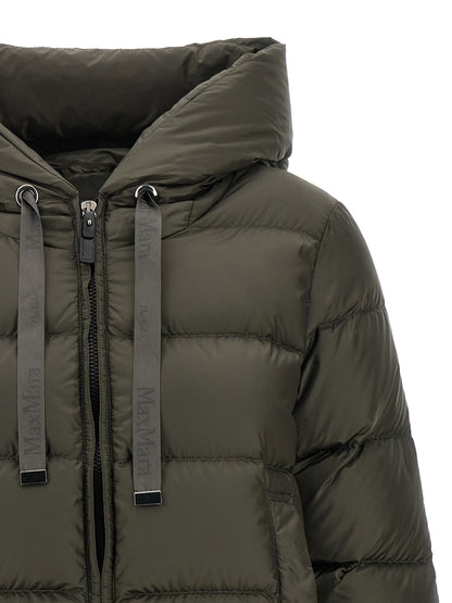Max Mara Bicolor Polyester Full-Length Jacket