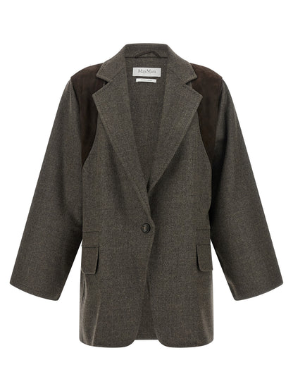 Max Mara Brown Wool Blazer
