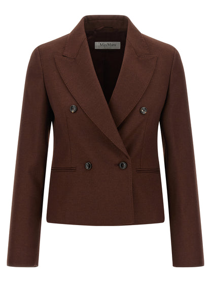 Max Mara Brown Wool Blazer