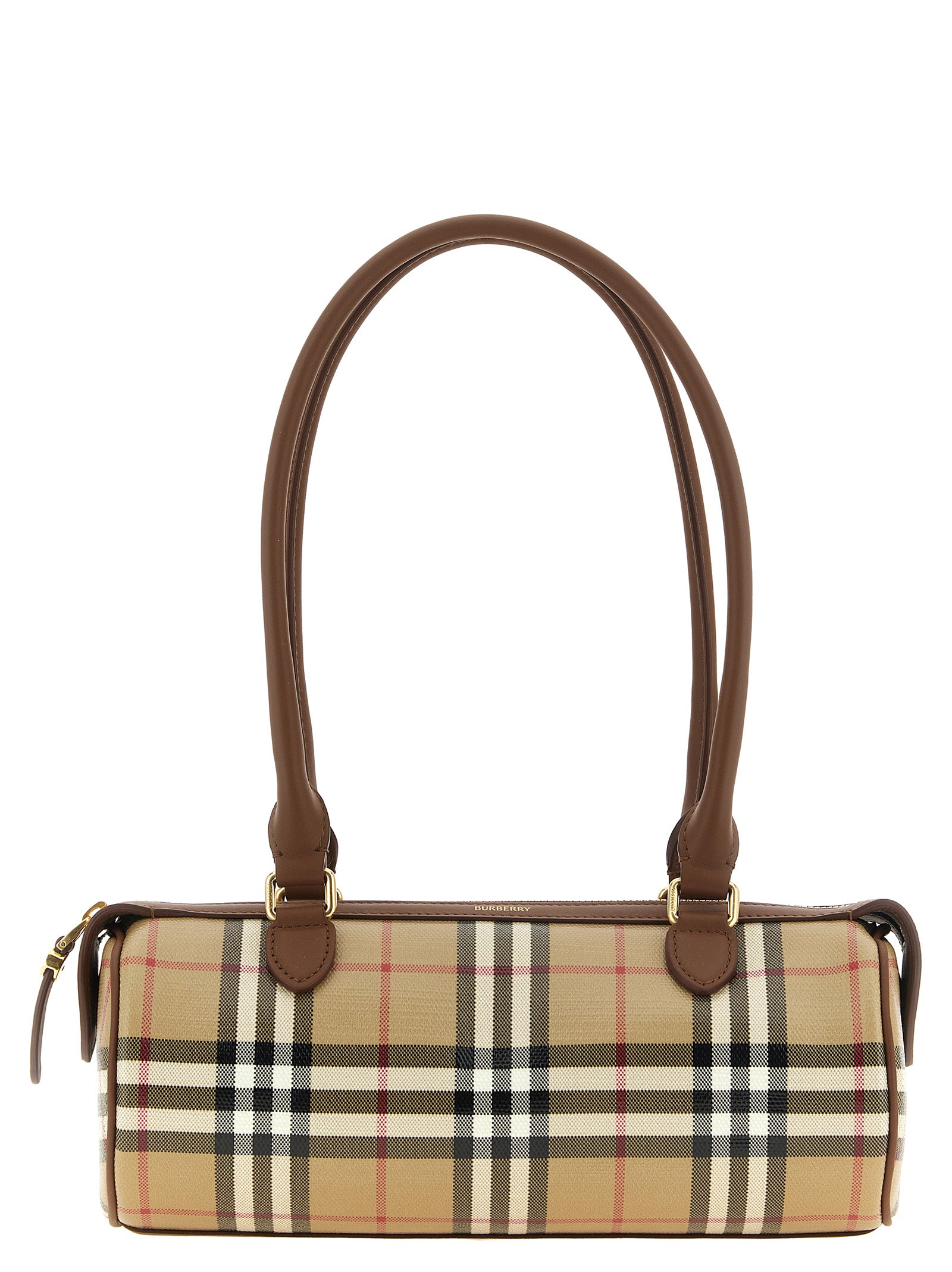Burberry Beige Cotton Shoulder Bag