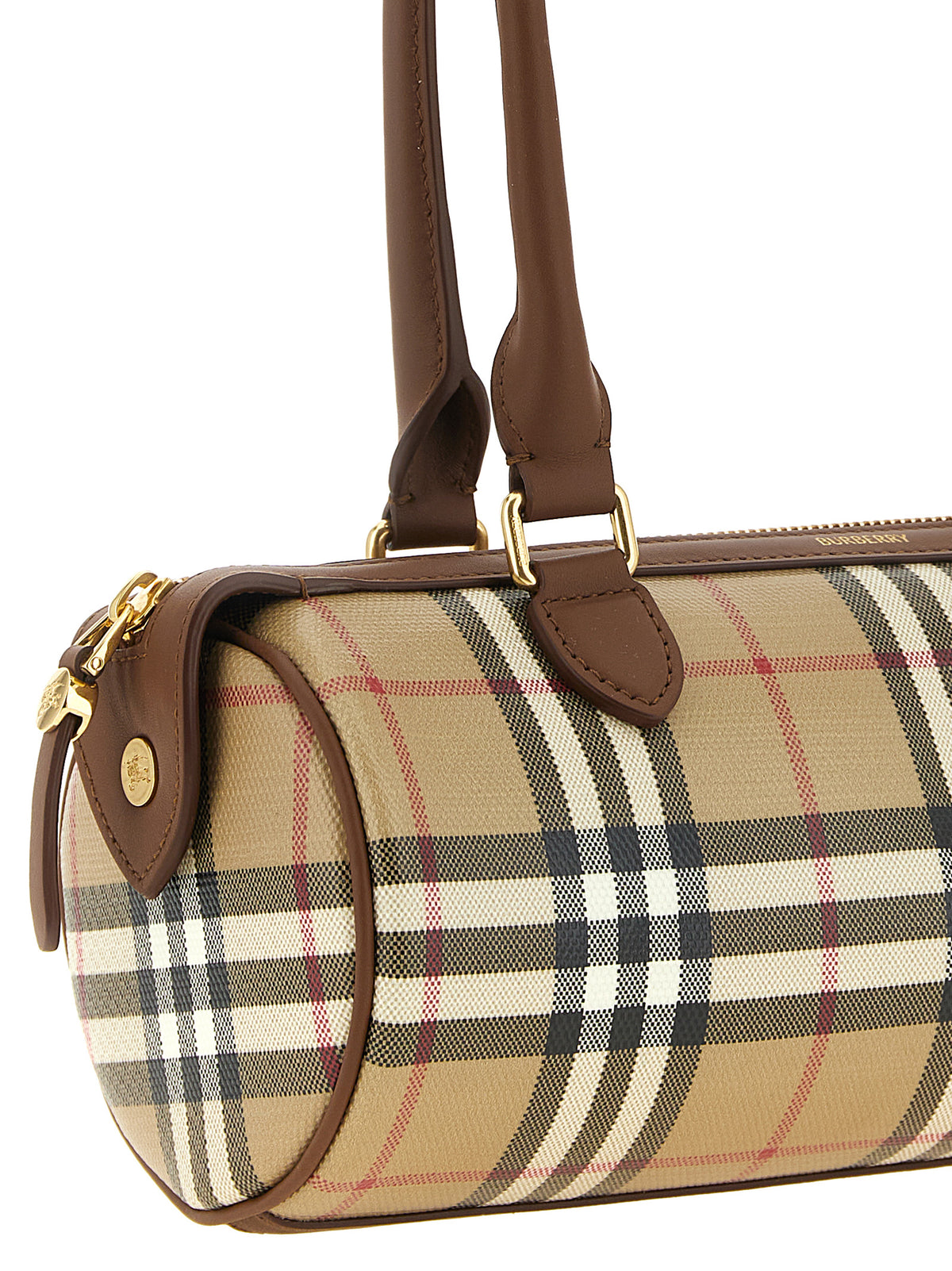 Burberry Beige Cotton Shoulder Bag