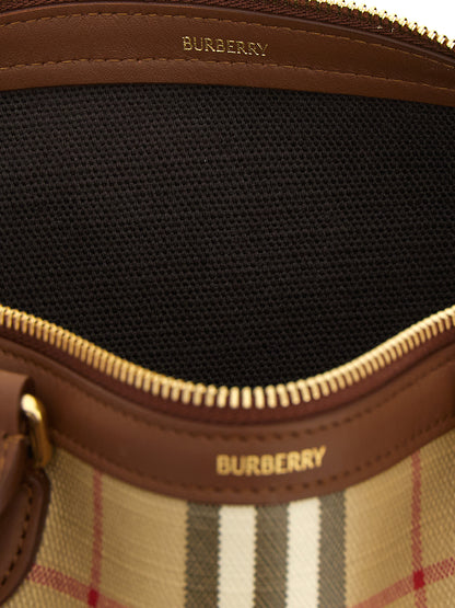 Burberry Beige Cotton Shoulder Bag