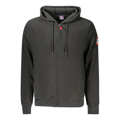 Norway 1963 Black Polyester Mens Sweatshirt with Hood