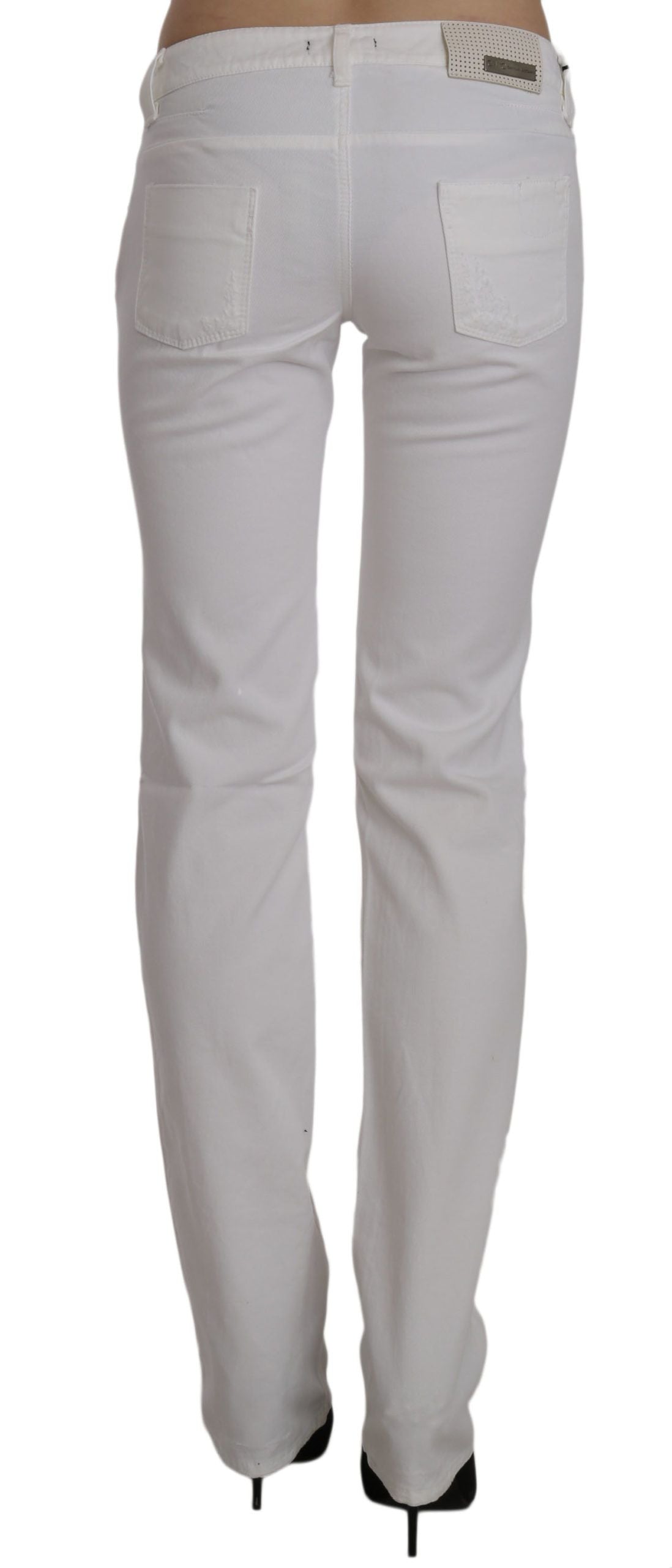 White Costume National C'N'C cotton jeans