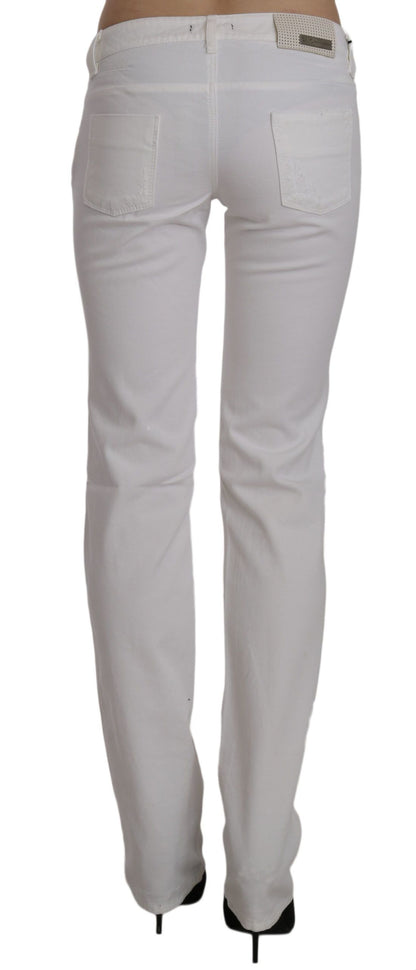 White Costume National C'N'C cotton jeans