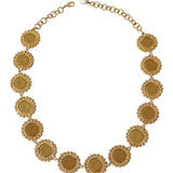Dolce & Gabbana Elegant Alua Crystal Charm Statement Necklace