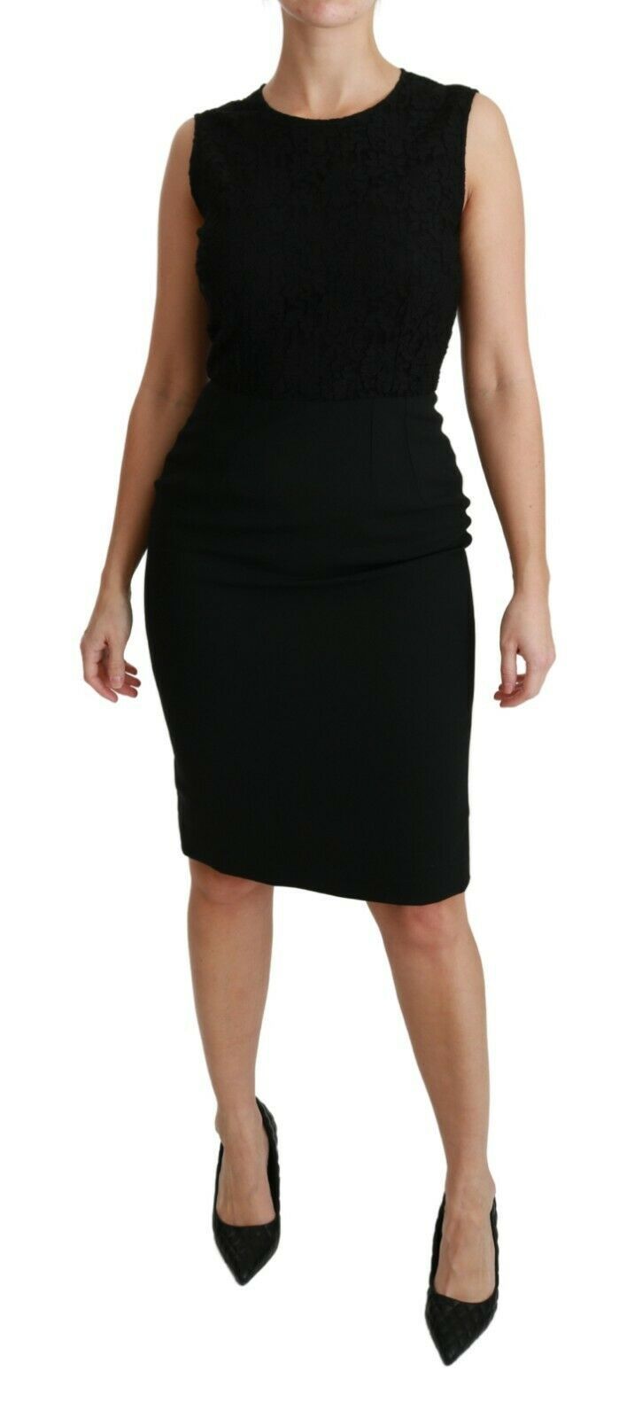 Dolce &amp; Gabbana Elegant Floral Lace Brocade Mini Dress