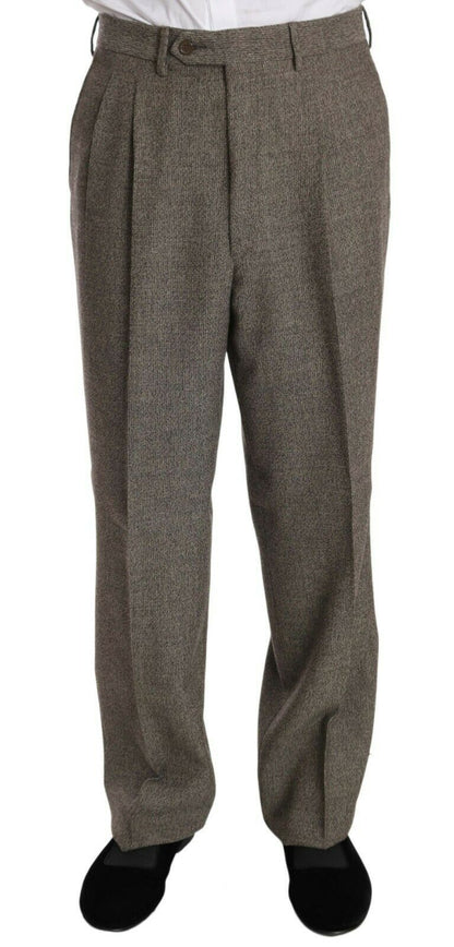 Fendi light brown wool suit