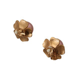 Dolce & Gabbana Elegant Alua Floral Crystal Pearl Clip-On Earrings