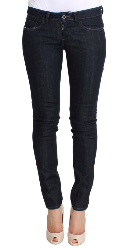 Costume National CNC blue slim fit cotton stretch jeans