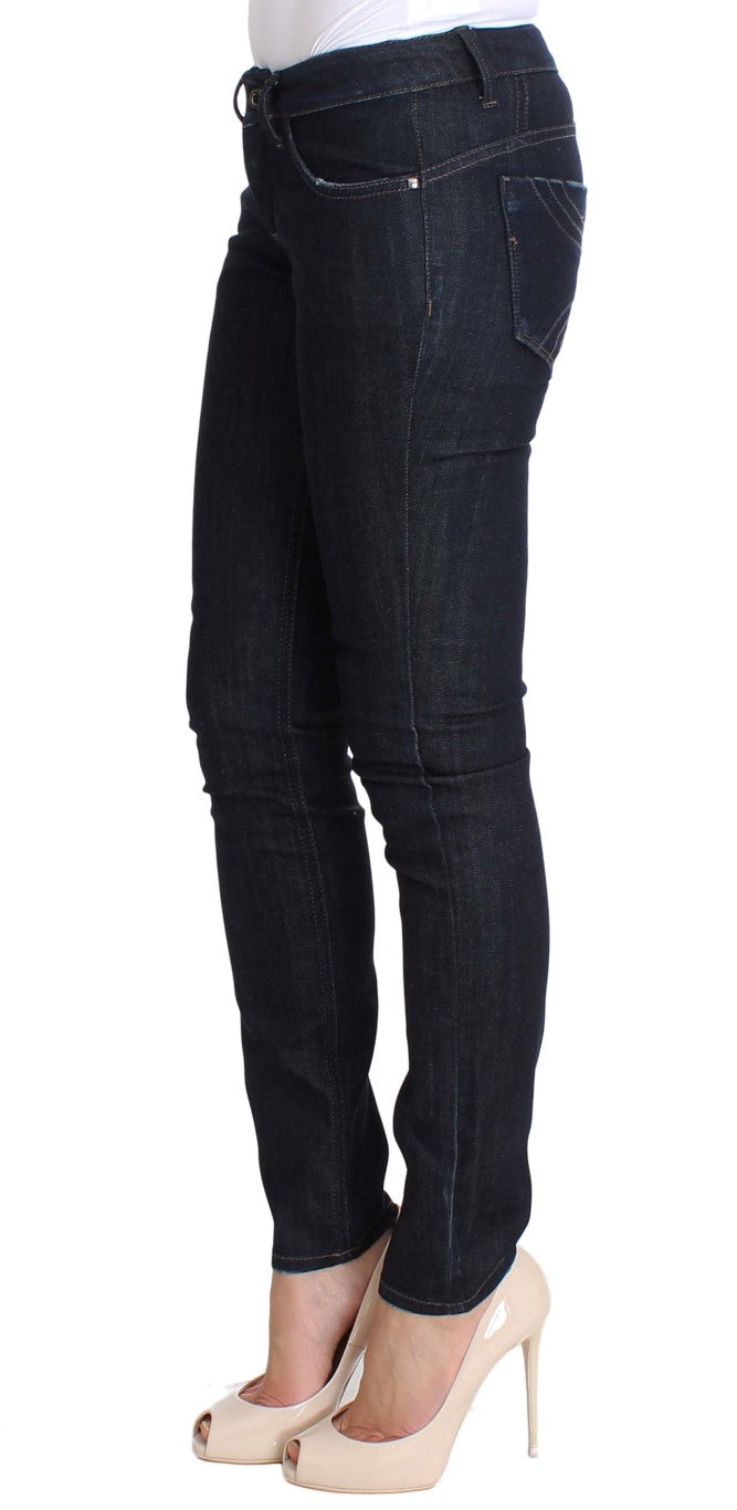 Costume National CNC blue slim fit cotton stretch jeans